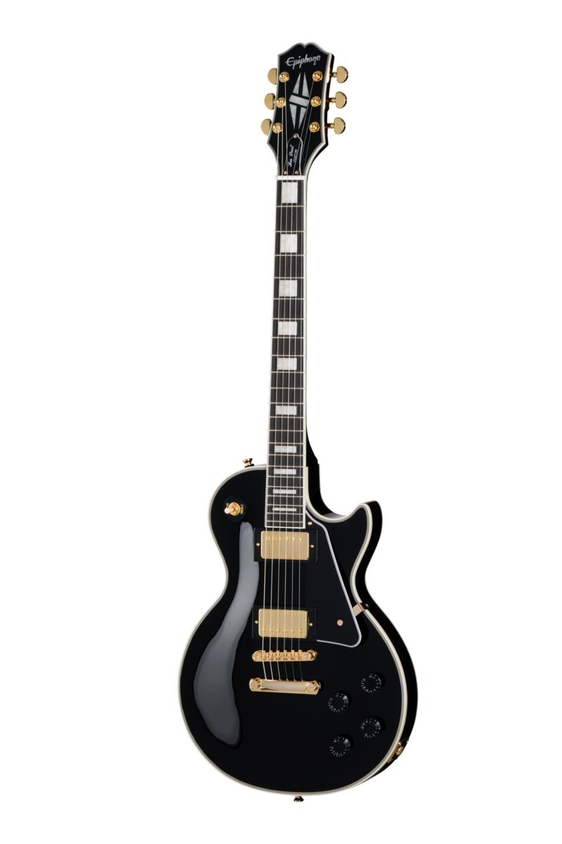 ギター Epiphone Inspired by Gibson Custom LP Epiphone Inspired by Gibson Les Paul Custom Electric Guitar in